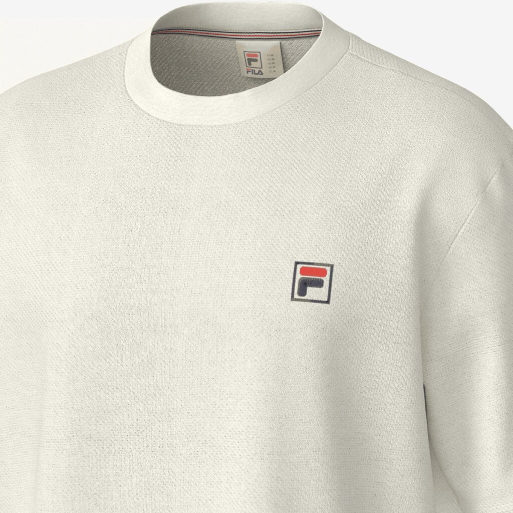 Camiseta Fila Over Knit Branca