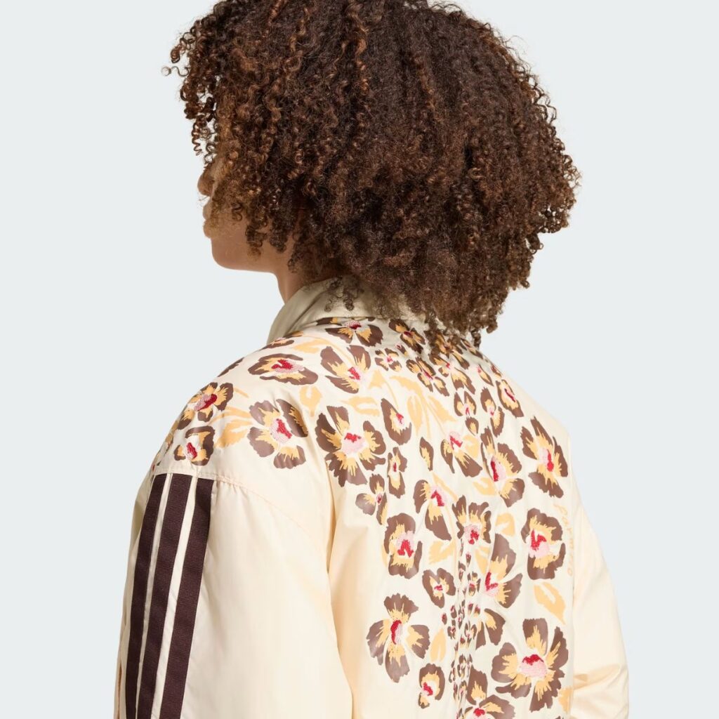 Jaqueta Adidas X Farm Rio Bomber Bege