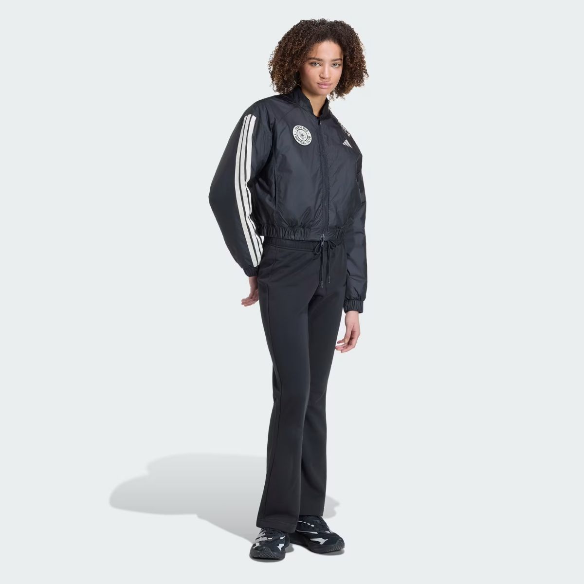 Jaqueta Adidas X Farm Rio Bomber Preta