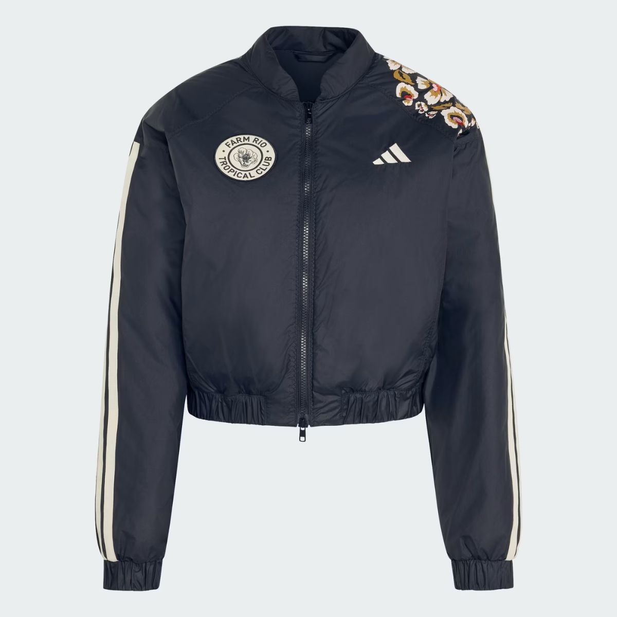 Jaqueta Adidas X Farm Rio Bomber Preta