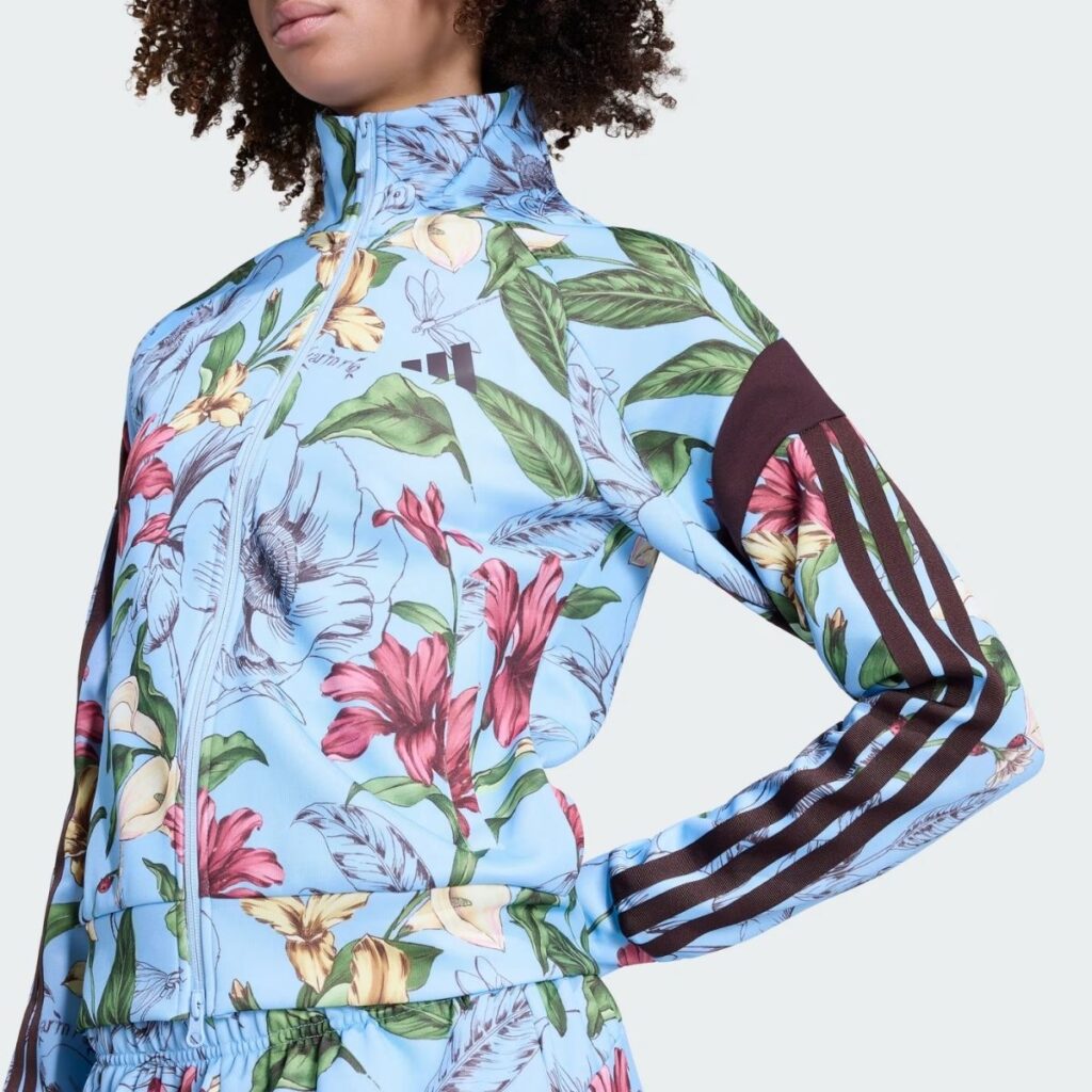 Jaqueta Adidas X Farm Rio House Of Tiro Azul