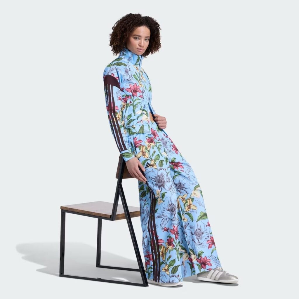 Jaqueta Adidas X Farm Rio House Of Tiro Azul