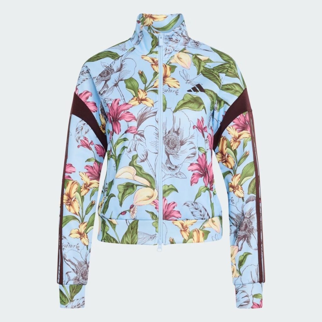Jaqueta Adidas X Farm Rio House Of Tiro Azul