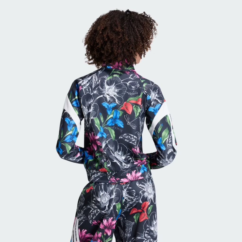 Jaqueta Adidas X Farm Rio House Of Tiro Preta