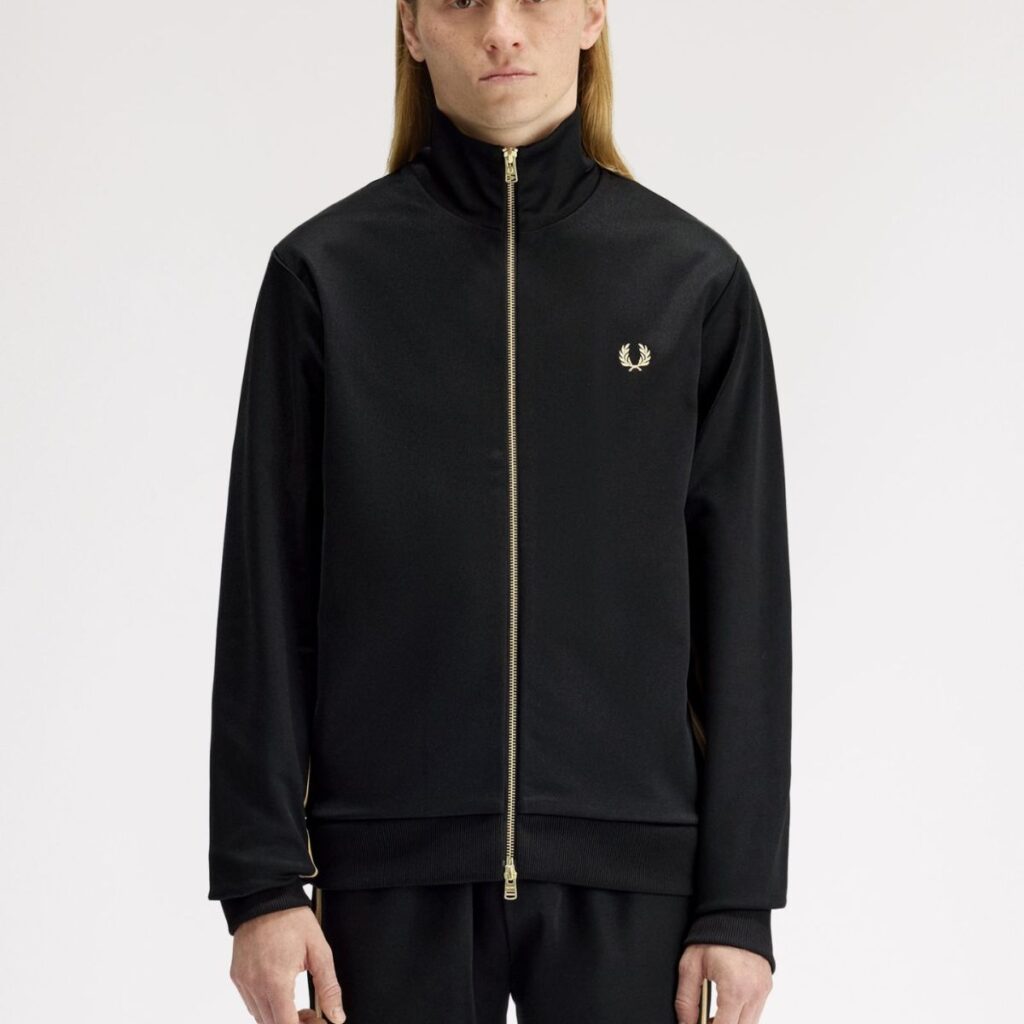 Jaqueta Fred Perry Stripe Tape Track