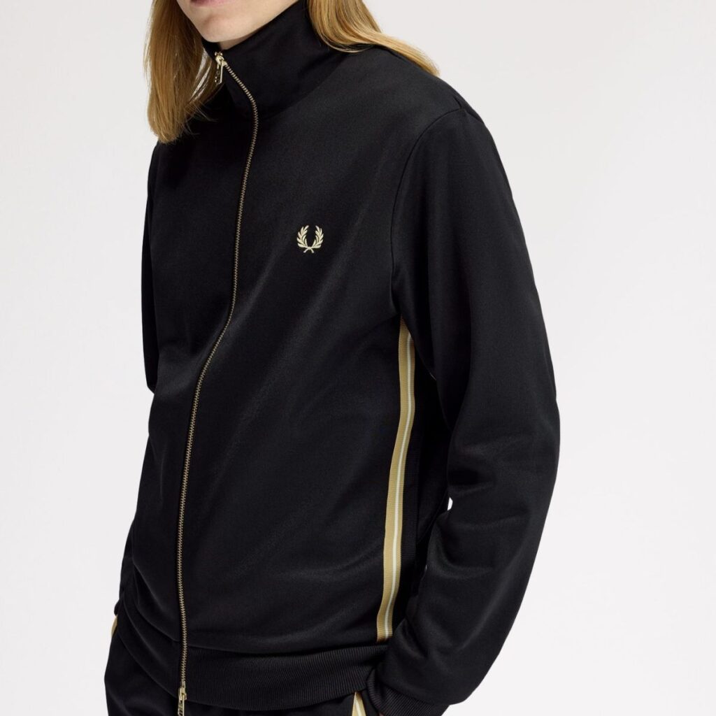 Jaqueta Fred Perry Stripe Tape Track