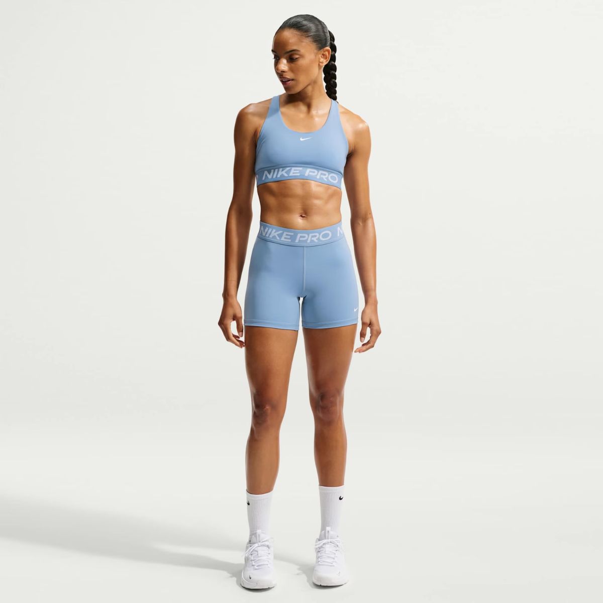 Shorts Nike Pro 365 Feminino Azul