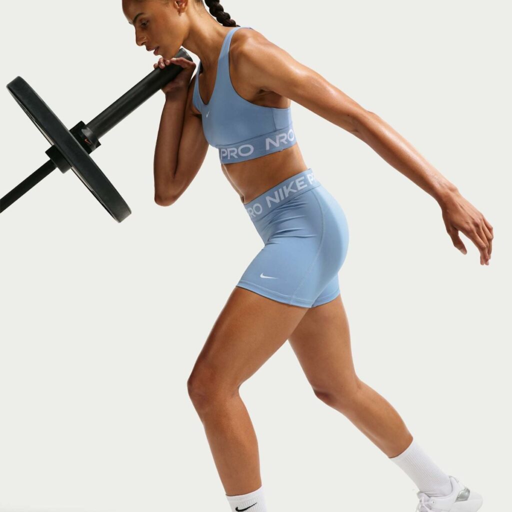 Shorts Nike Pro 365 Feminino Azul