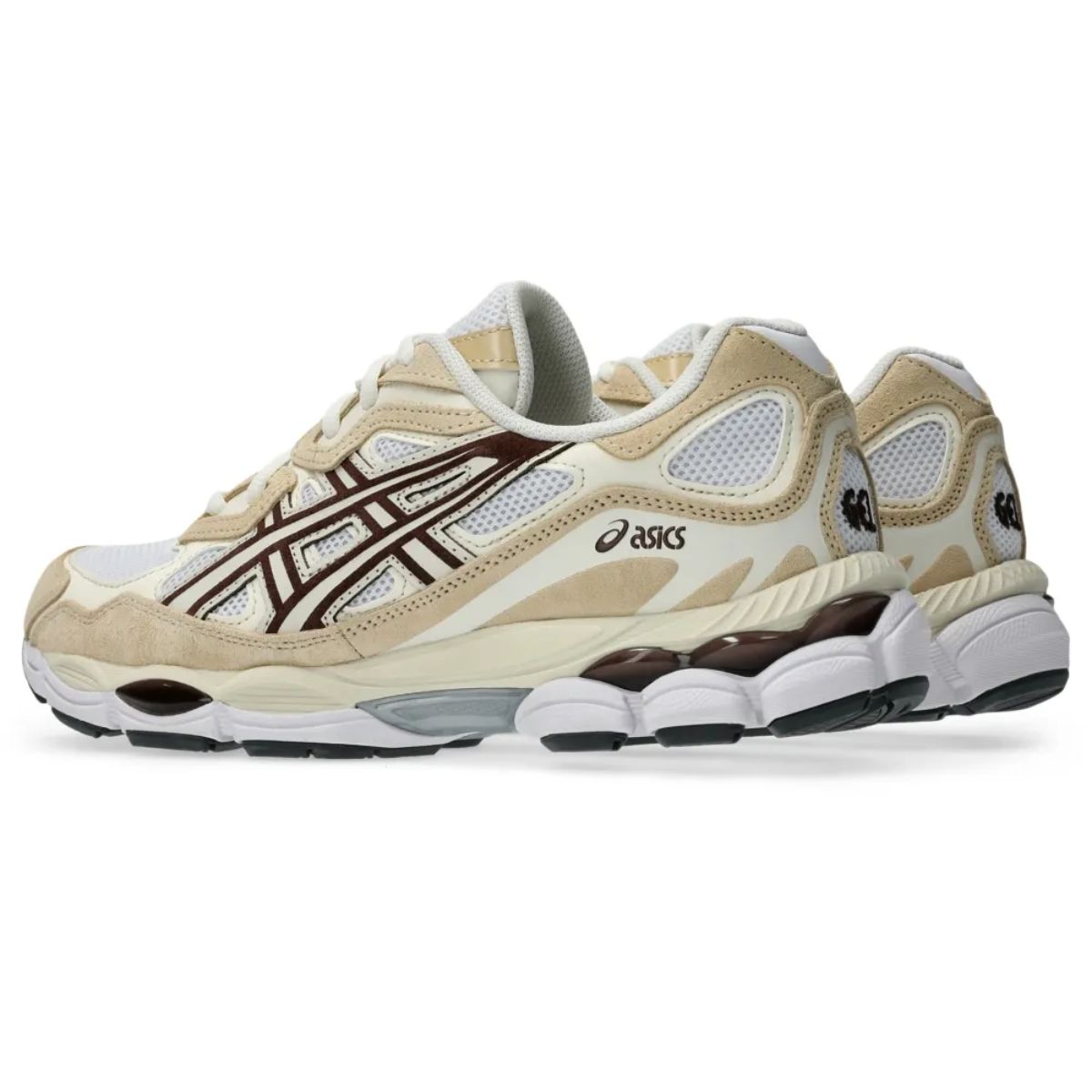Tênis Asics Gel-Nyc &Quot;White Brown&Quot;