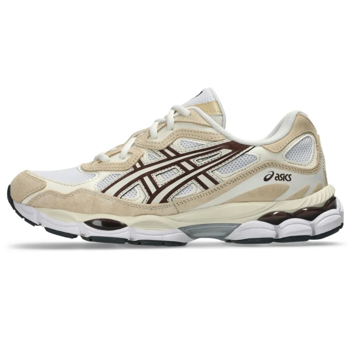 Tênis Asics Gel-Nyc &Quot;White Brown&Quot;