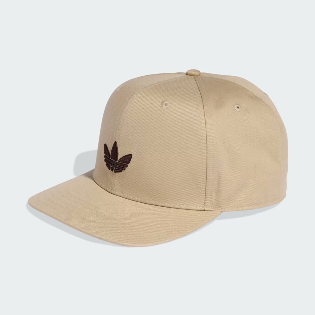 Boné Adidas Com Fecho De Pressão Adicolor Bege