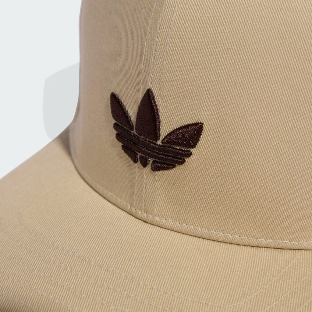 Boné Adidas Com Fecho De Pressão Adicolor Bege