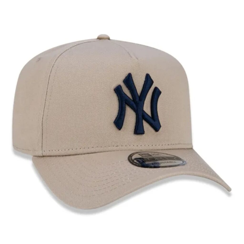 Boné New Era 9FORTY A-Frame MLB New York Yankees Bege