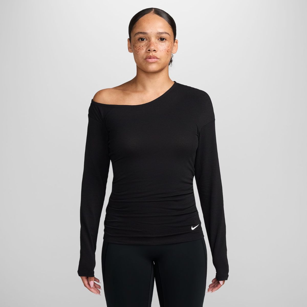 Camiseta Dri-Fit Manga Longa Nike One Relaxed Feminina