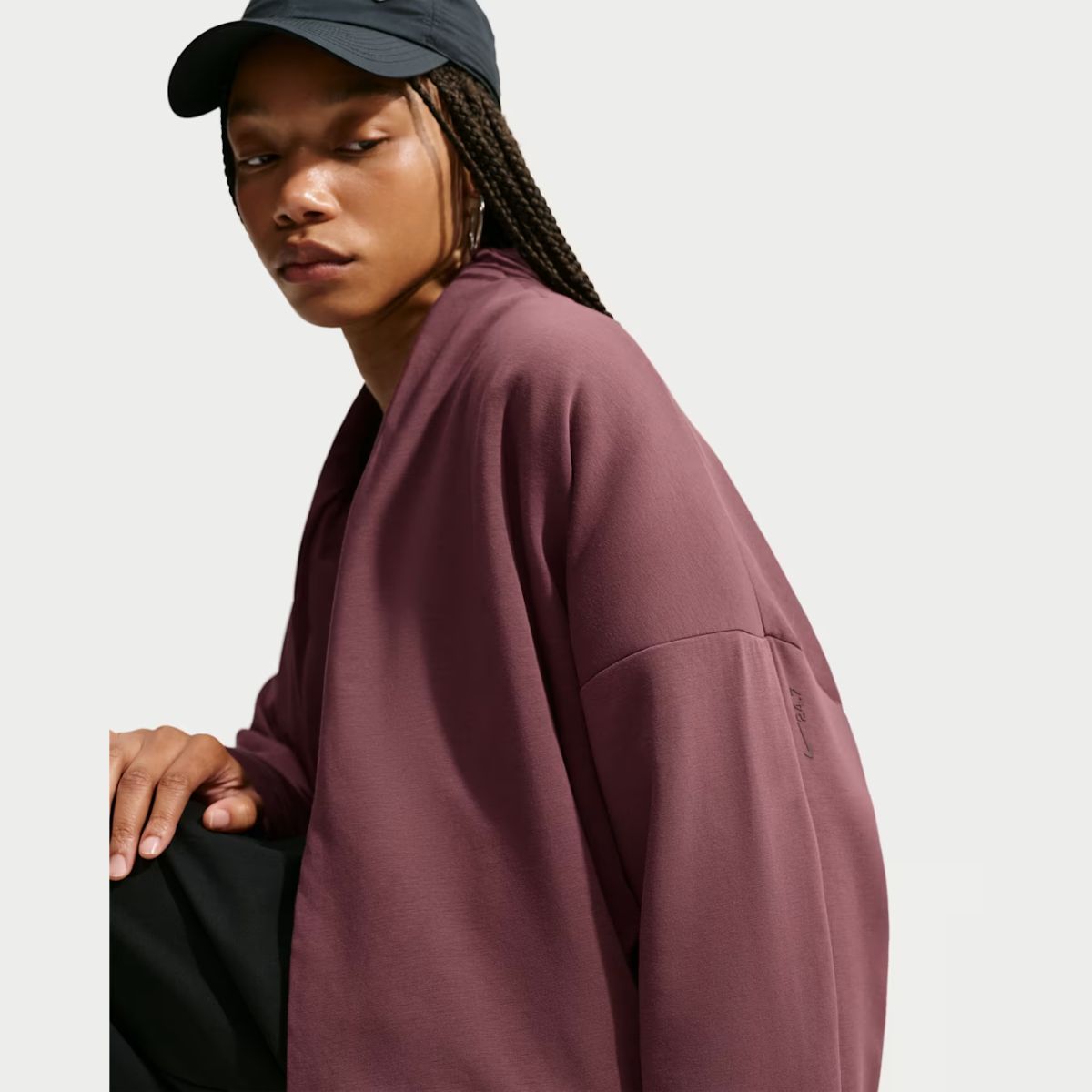 Jaqueta Nike 24.7 Impossiblysoft Plush Women'S Therma-Fit Shawl