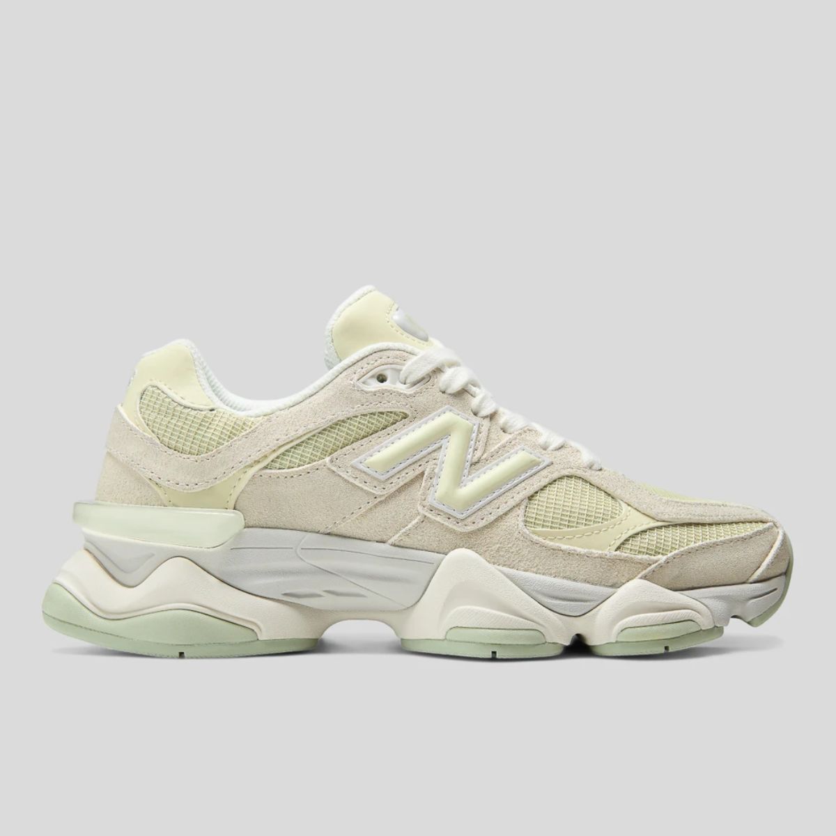Tênis New Balance 9060 Pistachio Butter Angora