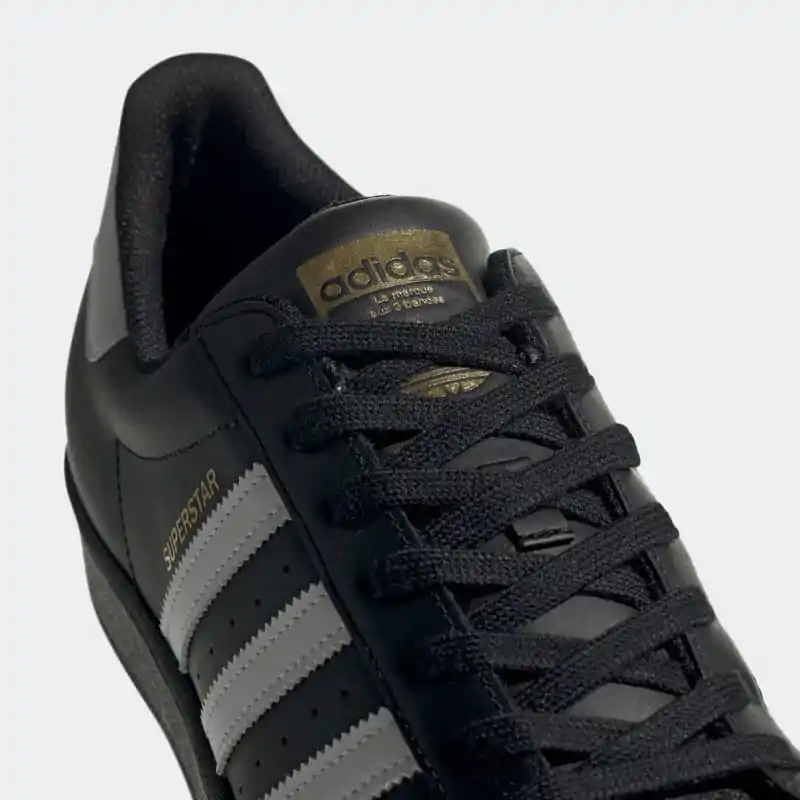 Adidas Superstar &Quot;Core Black Cloud White Gold&Quot; - Imagem 10