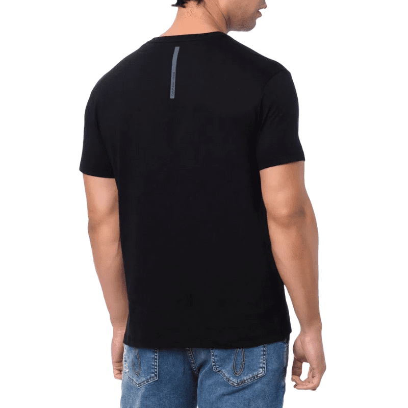 Camiseta Calvin Klein Jeans Logo Básico Preto Masculino - Imagem 3