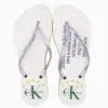 Chinelo Calvin Klein Jeans Copa do Mundo Branco