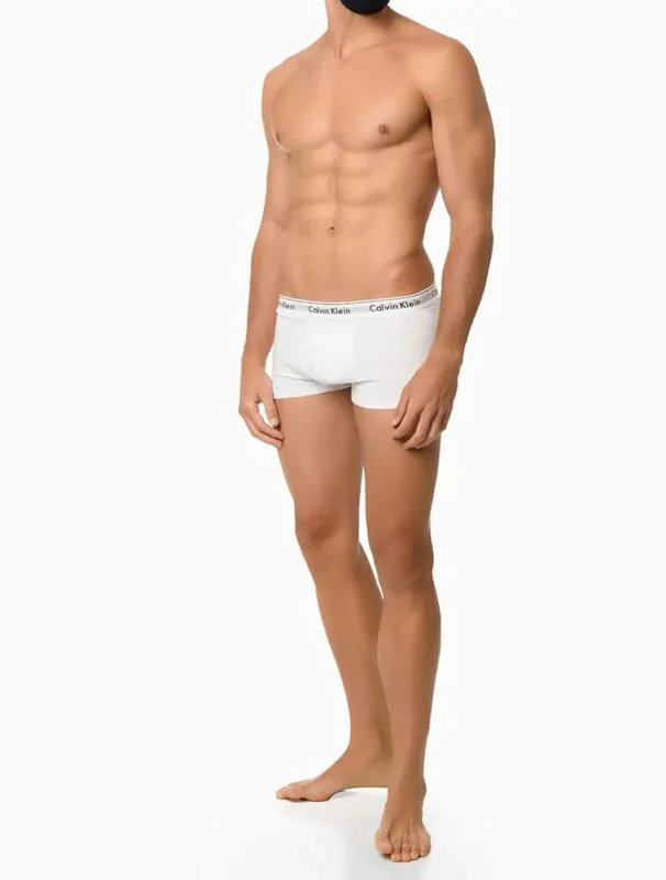 Kit 3 Cuecas Calvin Klein Jeans Trunk Branca