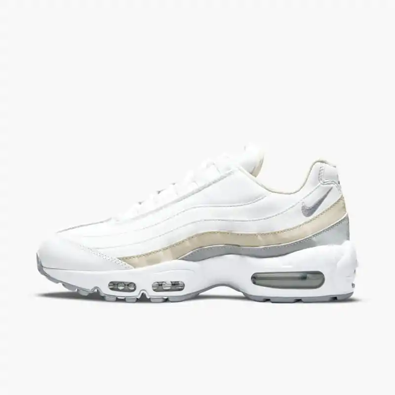 Nike Air Max 95 "White Beige Grey" Feminino - Imagem 2