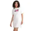 Vestido Calvin Klein Jeans Floral Branco Feminino