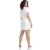 Vestido Calvin Klein Jeans Floral Branco Feminino - Image 3