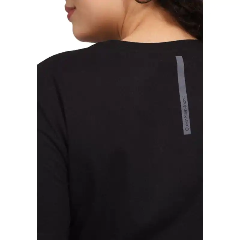 Vestido Calvin Klein Jeans Floral Preto Feminino - Imagem 5