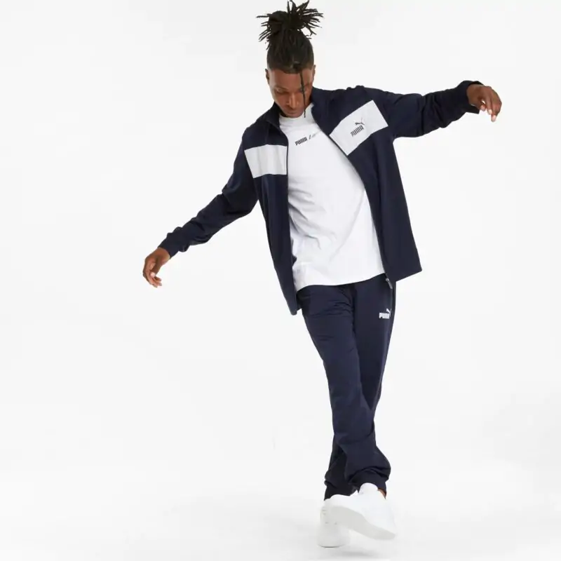 Conjunto Puma Tracksuit Azul Masculino - Imagem 2