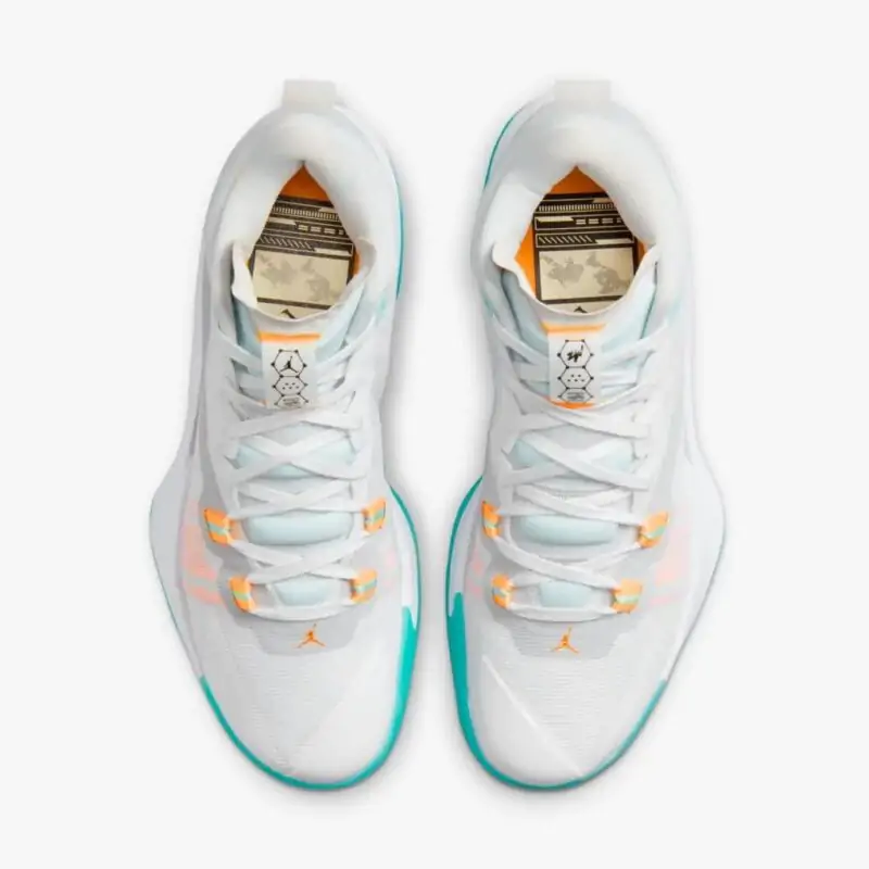 Jordan Zion 1 "White Teal" - Imagem 5
