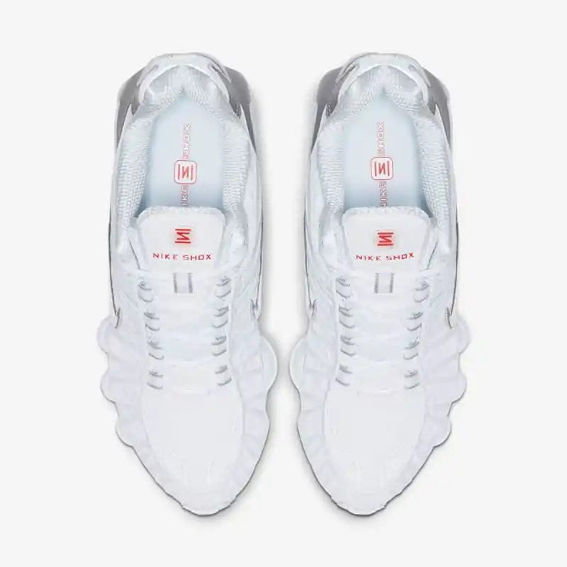 Nike Shox Tl &Quot;White Metallic Silver Max Orange&Quot; - Imagem 4