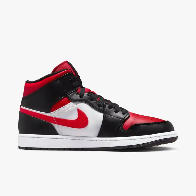 Air Jordan 1 Mid "White Black Red" - Imagem 3