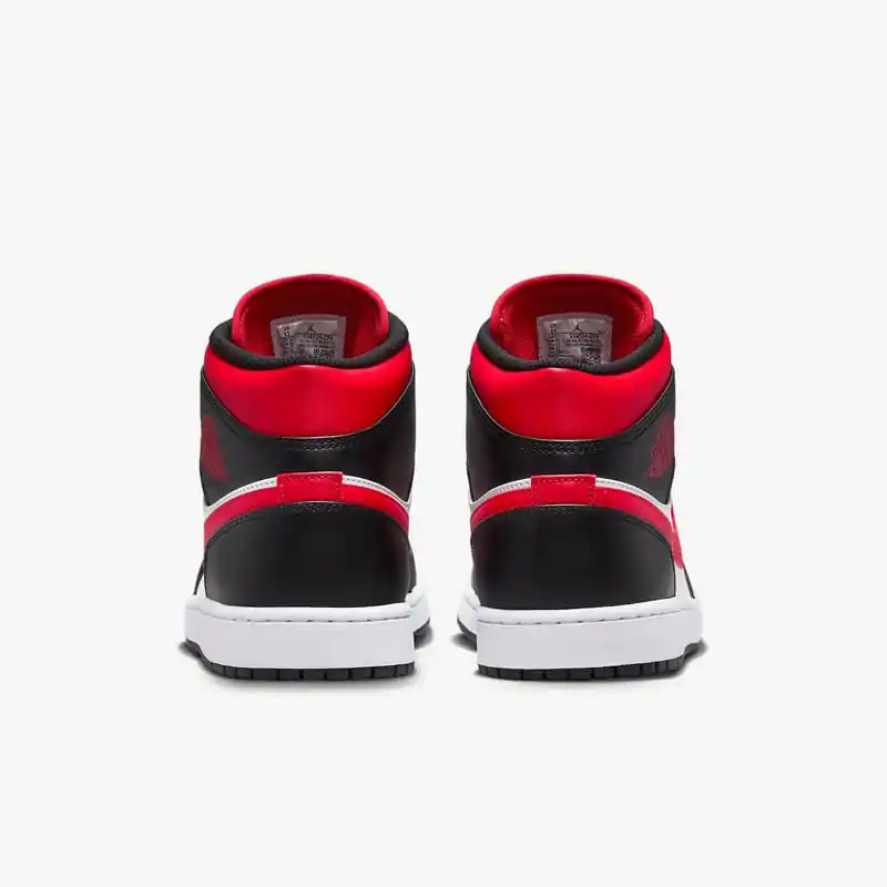 Air Jordan 1 Mid "White Black Red" - Imagem 4