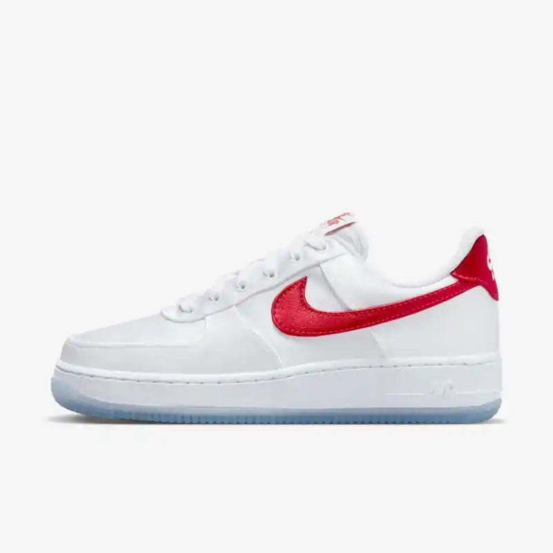 Nike Air Force 1 Low '07 &Quot;Satin White Varsity Red&Quot; - Imagem 2