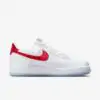 Nike Air Force 1 Low '07 "Satin White Varsity Red" - Imagem 3