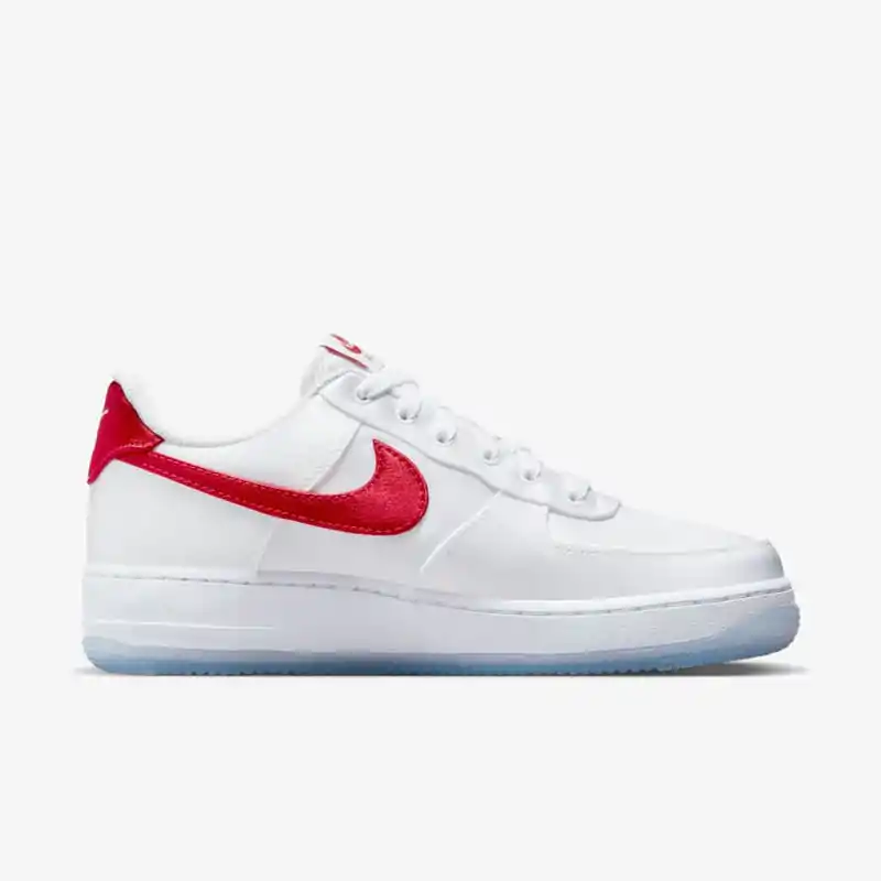 Nike Air Force 1 Low '07 &Quot;Satin White Varsity Red&Quot; - Imagem 3
