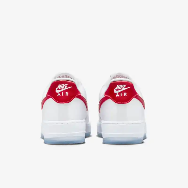 Nike Air Force 1 Low '07 &Quot;Satin White Varsity Red&Quot; - Imagem 4