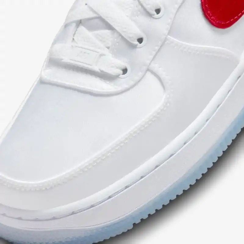 Nike Air Force 1 Low '07 &Quot;Satin White Varsity Red&Quot; - Imagem 5