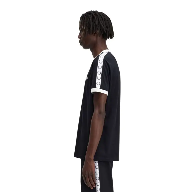Camiseta Fred Perry Taped Ringer - Imagem 2