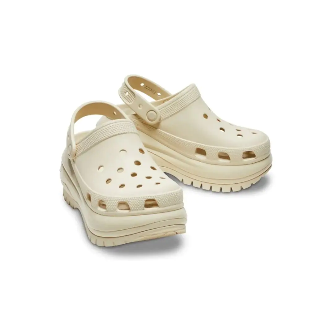 Crocs Classic Mega Crush Clog &Quot;Bone&Quot; - Imagem 4