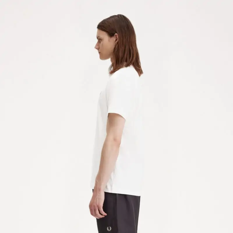 Camiseta Fred Perry Branca