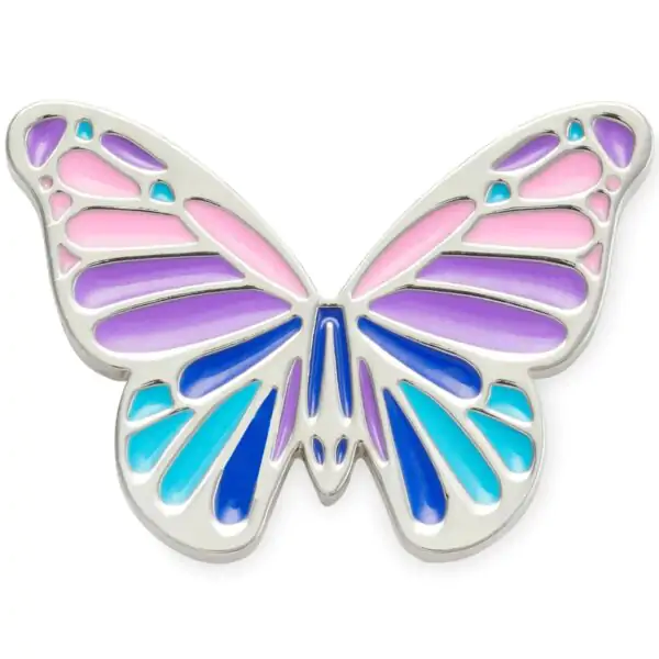 Jibbitz Multi Purple Butterfly