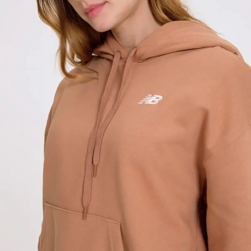 Blusa Moletom New Balance Small Logo Feminino - Imagem 6