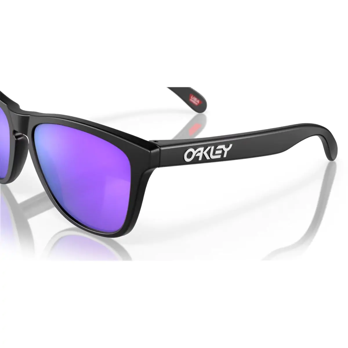 Óculos Oakley Frogskins Matte Black Prizm Violet - Imagem 6