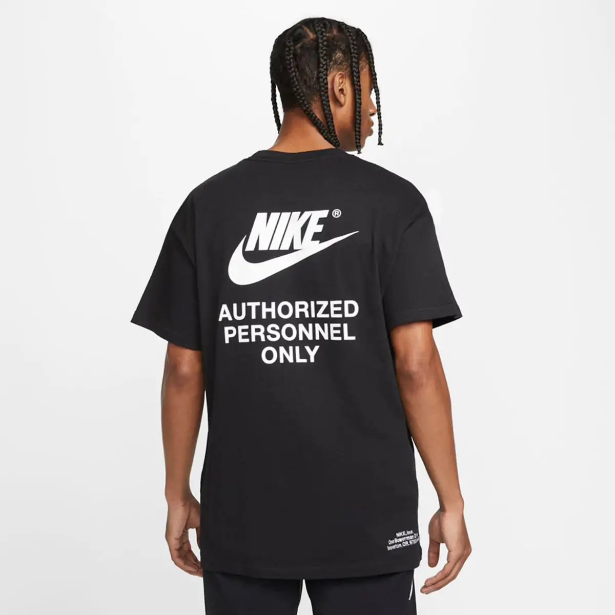 Camiseta Nike Sportswear &Quot;Authorized Personnel Only&Quot; Preta - Imagem 6