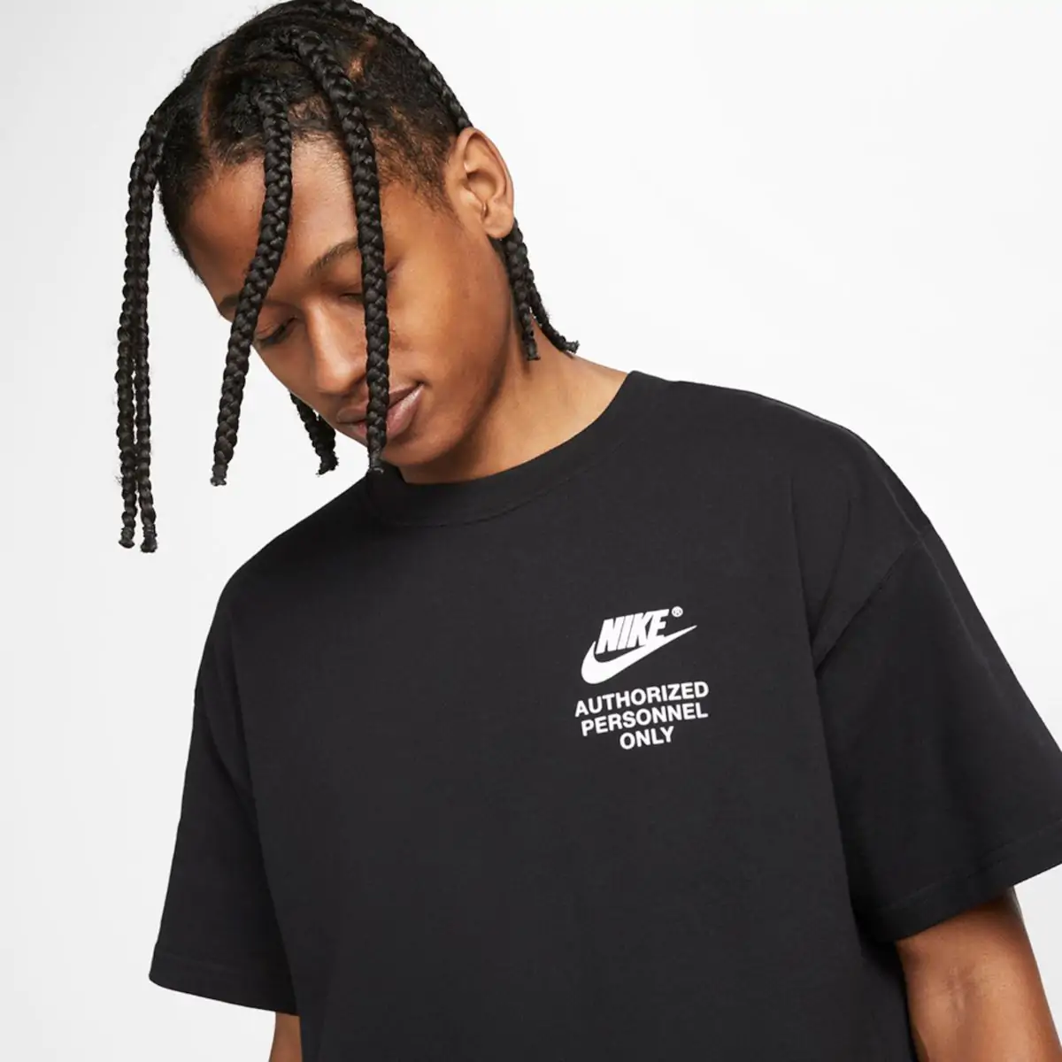 Camiseta Nike Sportswear &Quot;Authorized Personnel Only&Quot; Preta - Imagem 5