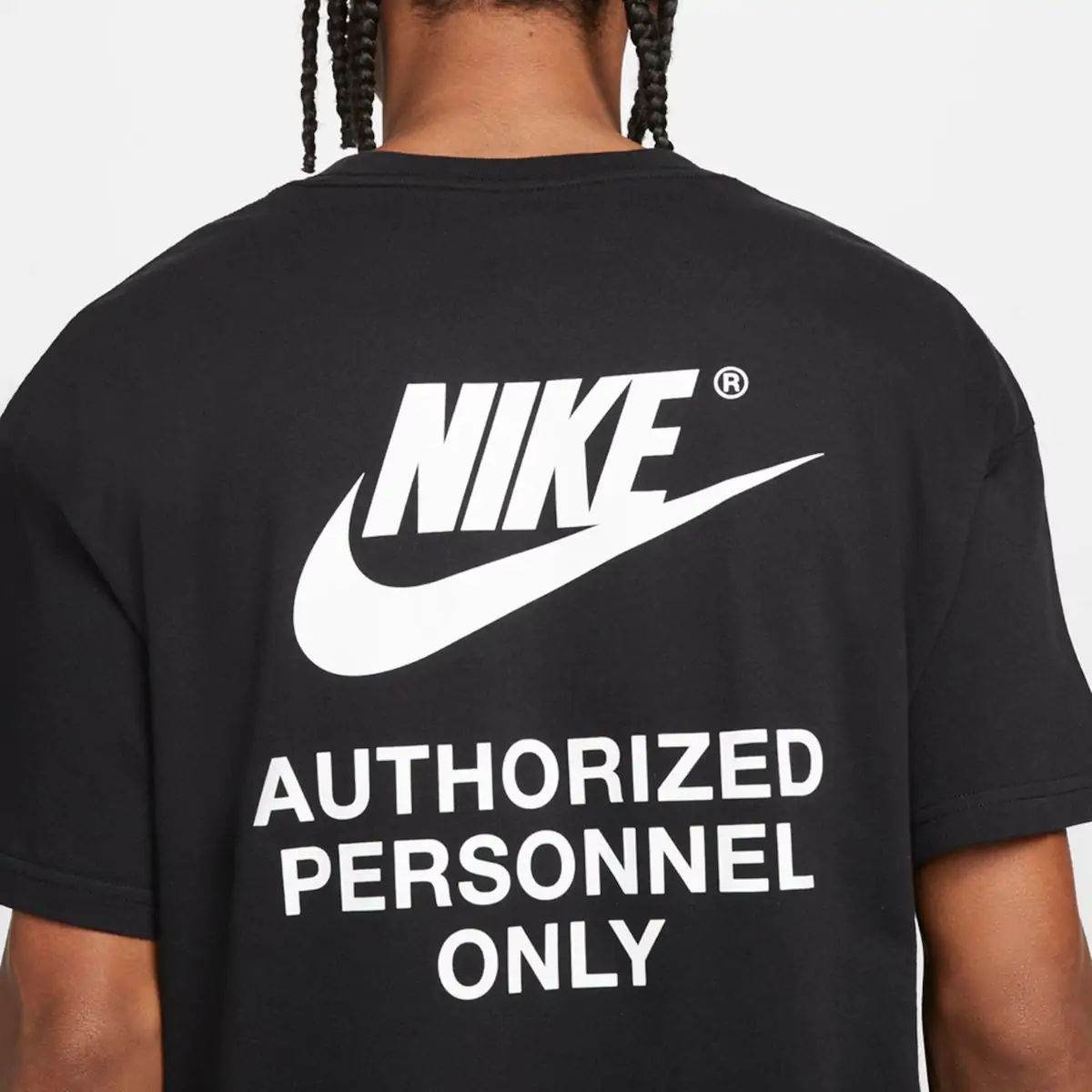 Camiseta Nike Sportswear &Quot;Authorized Personnel Only&Quot; Preta - Imagem 3