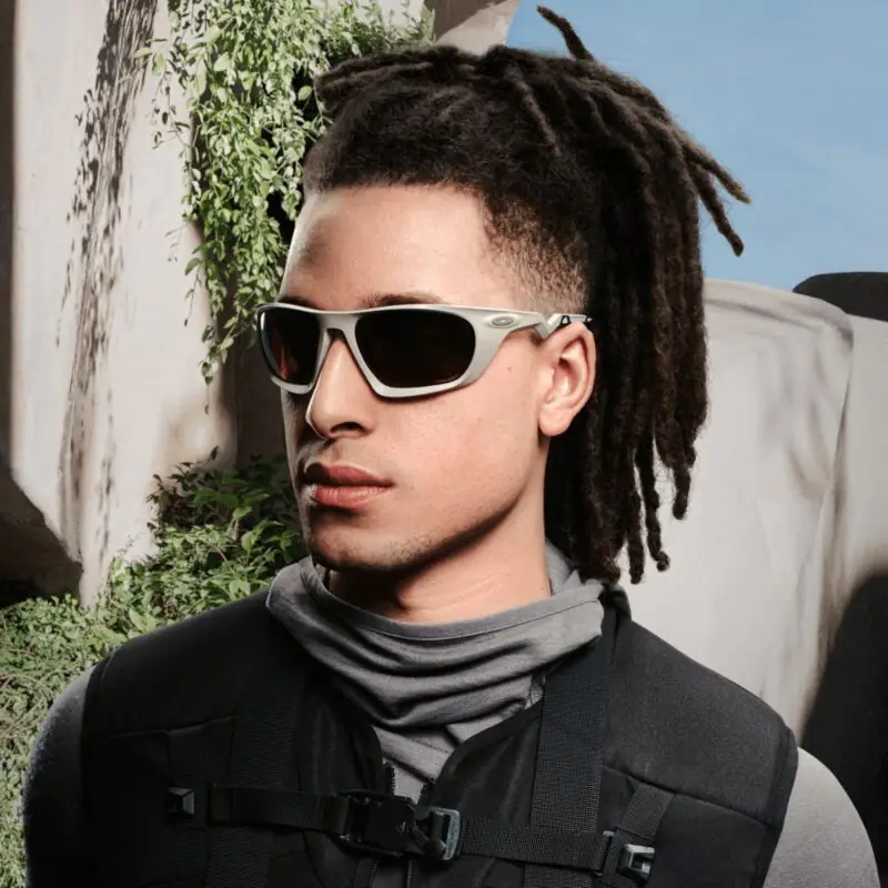 Óculos Oakley Lateralis Tungsten Iridium Polarized - Imagem 8