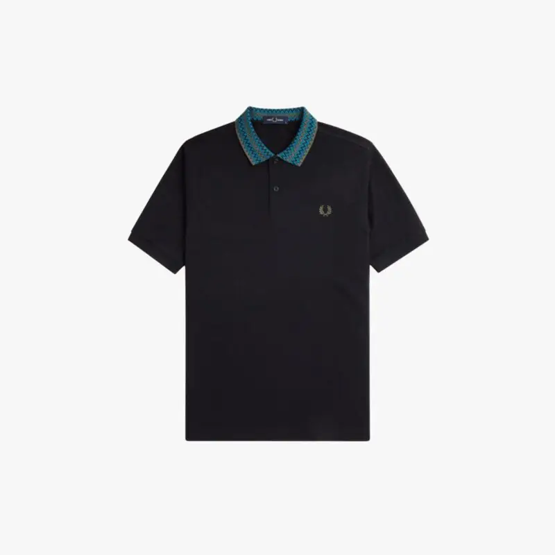 Polo Jacquard Fred Perry - Imagem 5