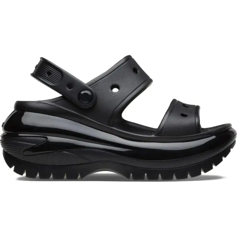 Sandália Crocs Classic Mega Crush Sandal "Triple Black"